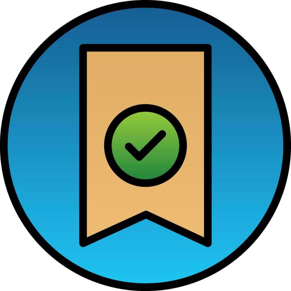 Saved  Vector Icon Design