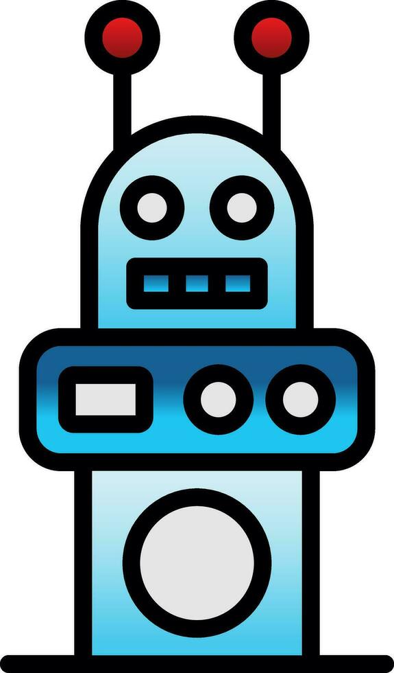 Robot  Vector Icon Design