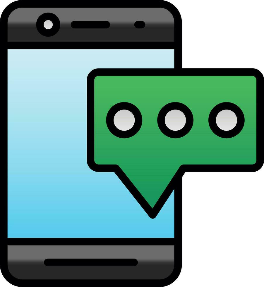 Chat  Vector Icon Design