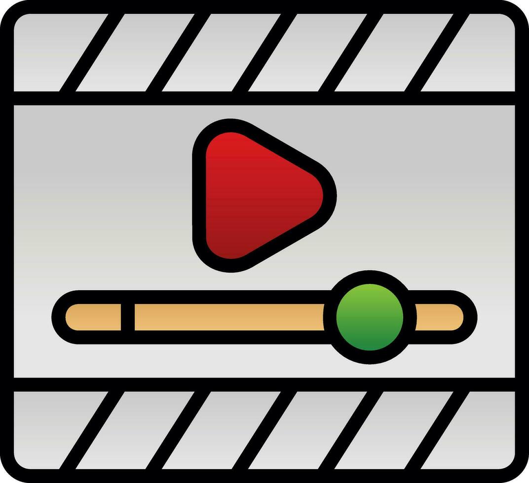 Video Player  Vector Icon Design