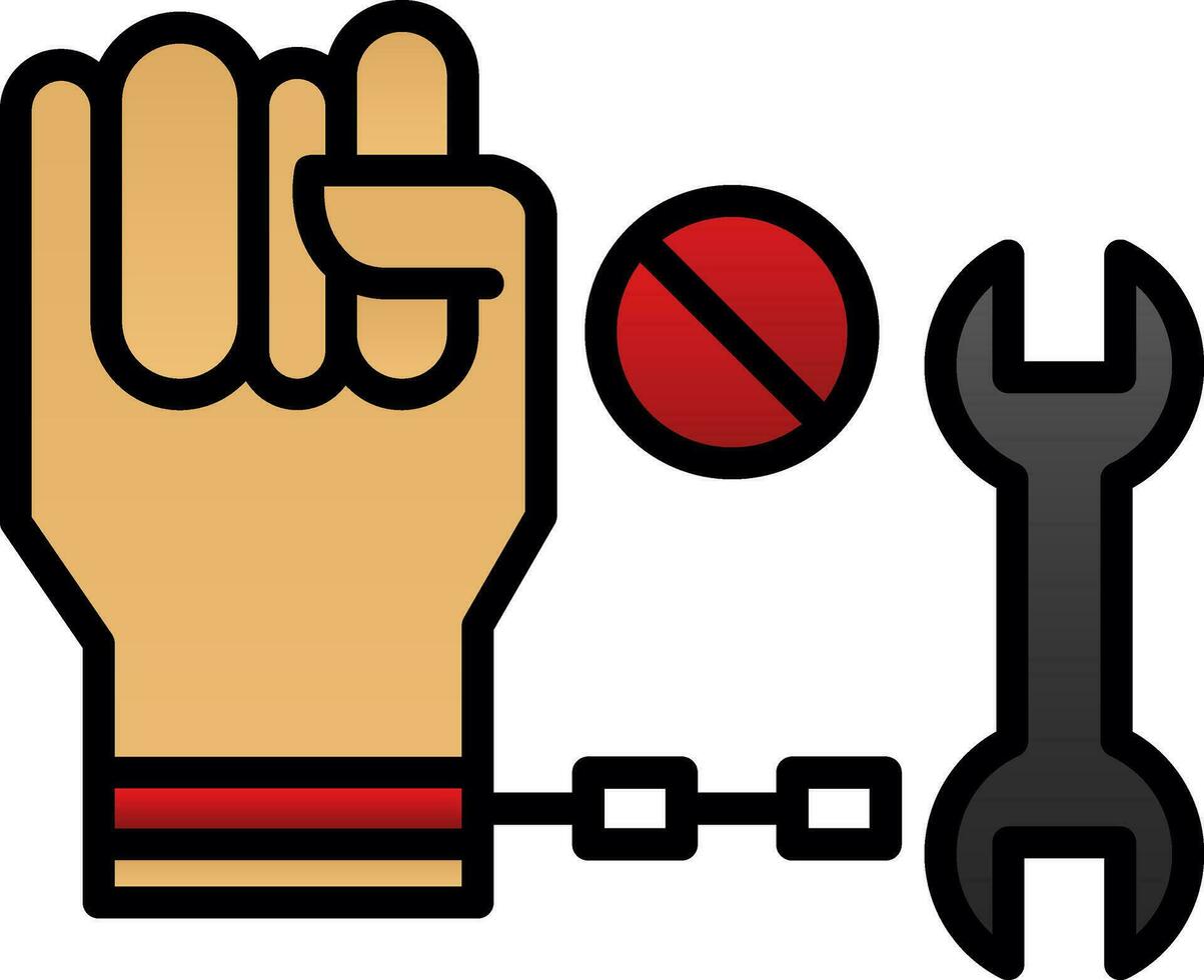 Forced Labour  Vector Icon Design