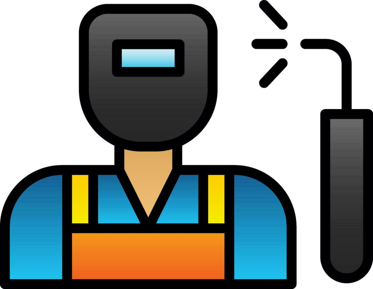 Welder  Vector Icon Design