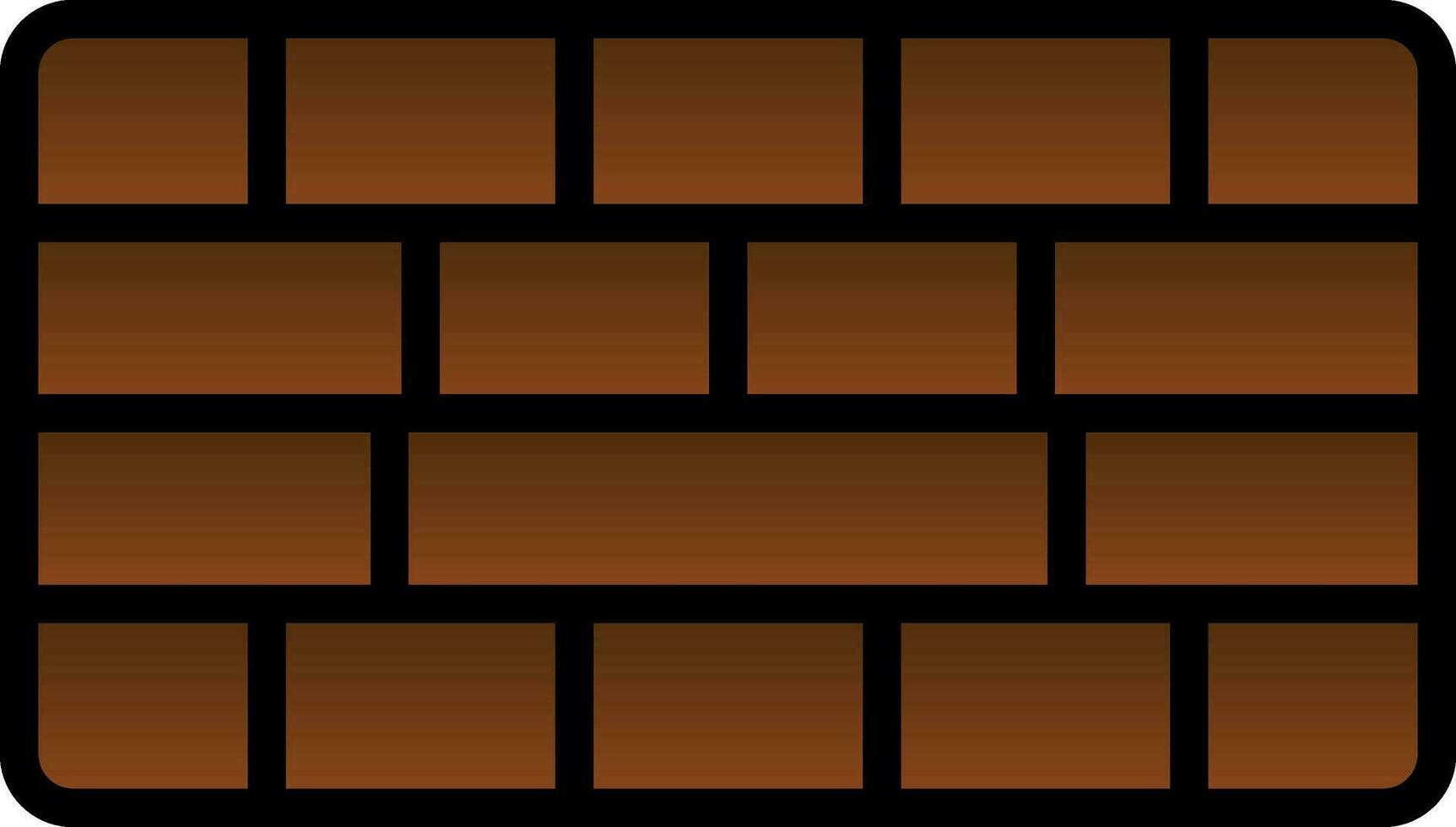 Brickwall  Vector Icon Design