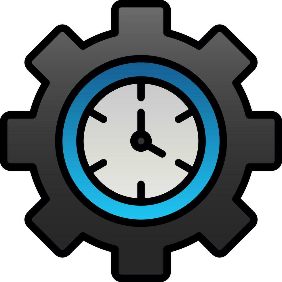 trabajando horas vector icono diseño