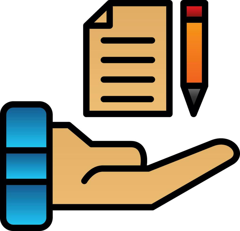 Contract Vector Icon Design