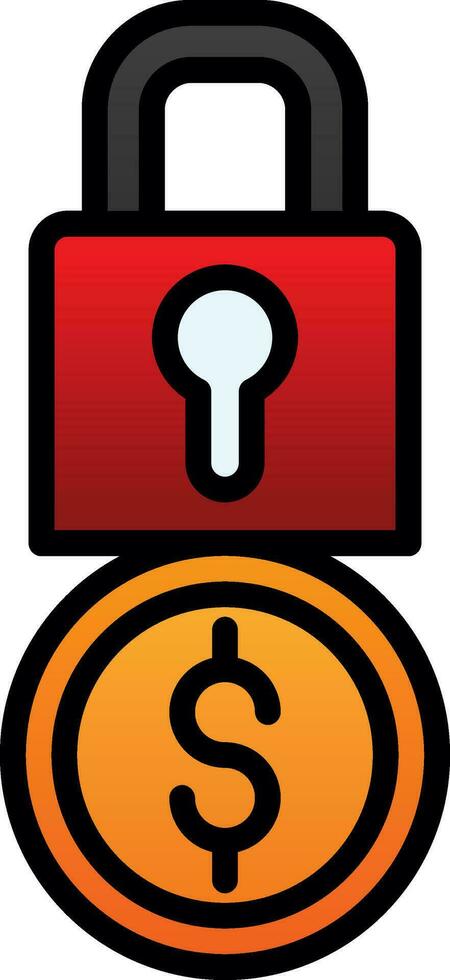 Locked Vector Icon Design