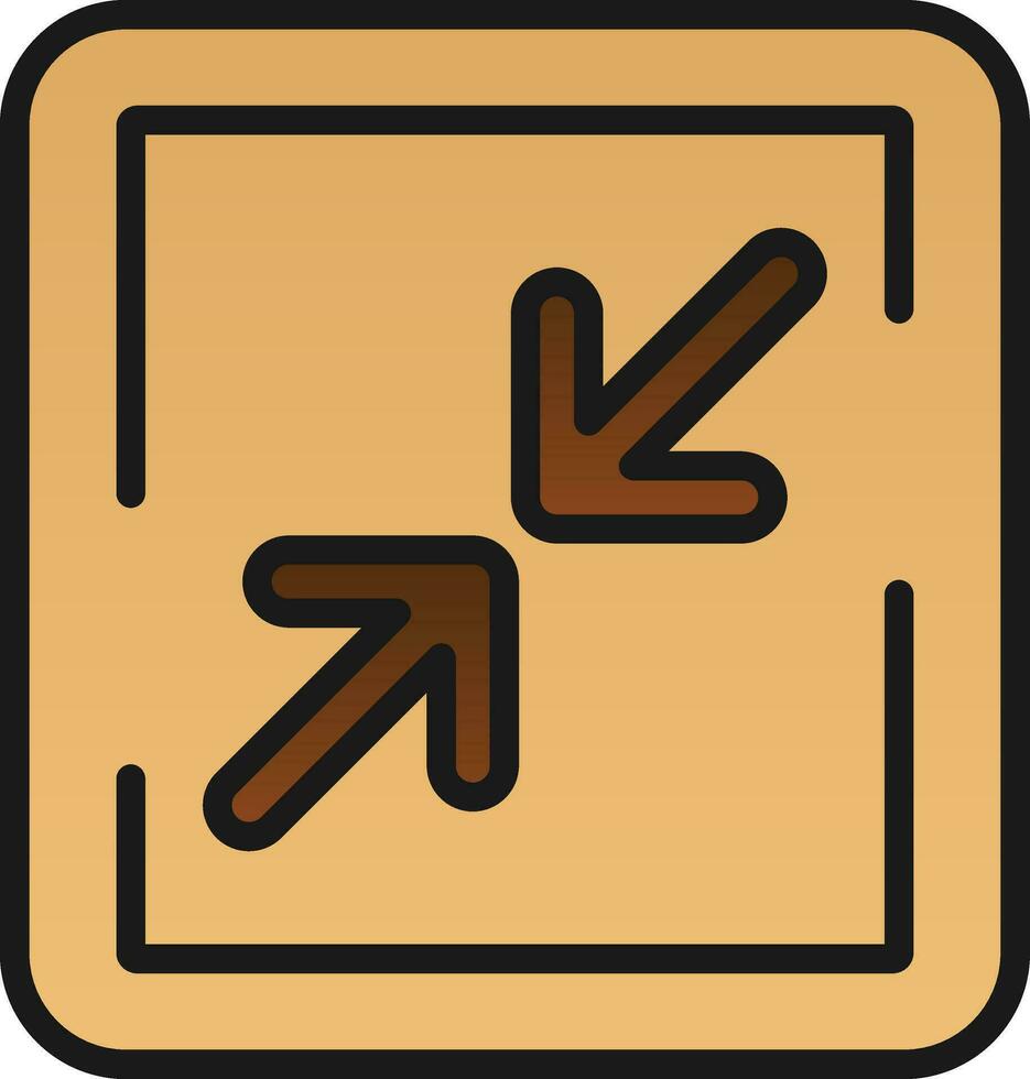 Minimize Sign Vector Icon Design
