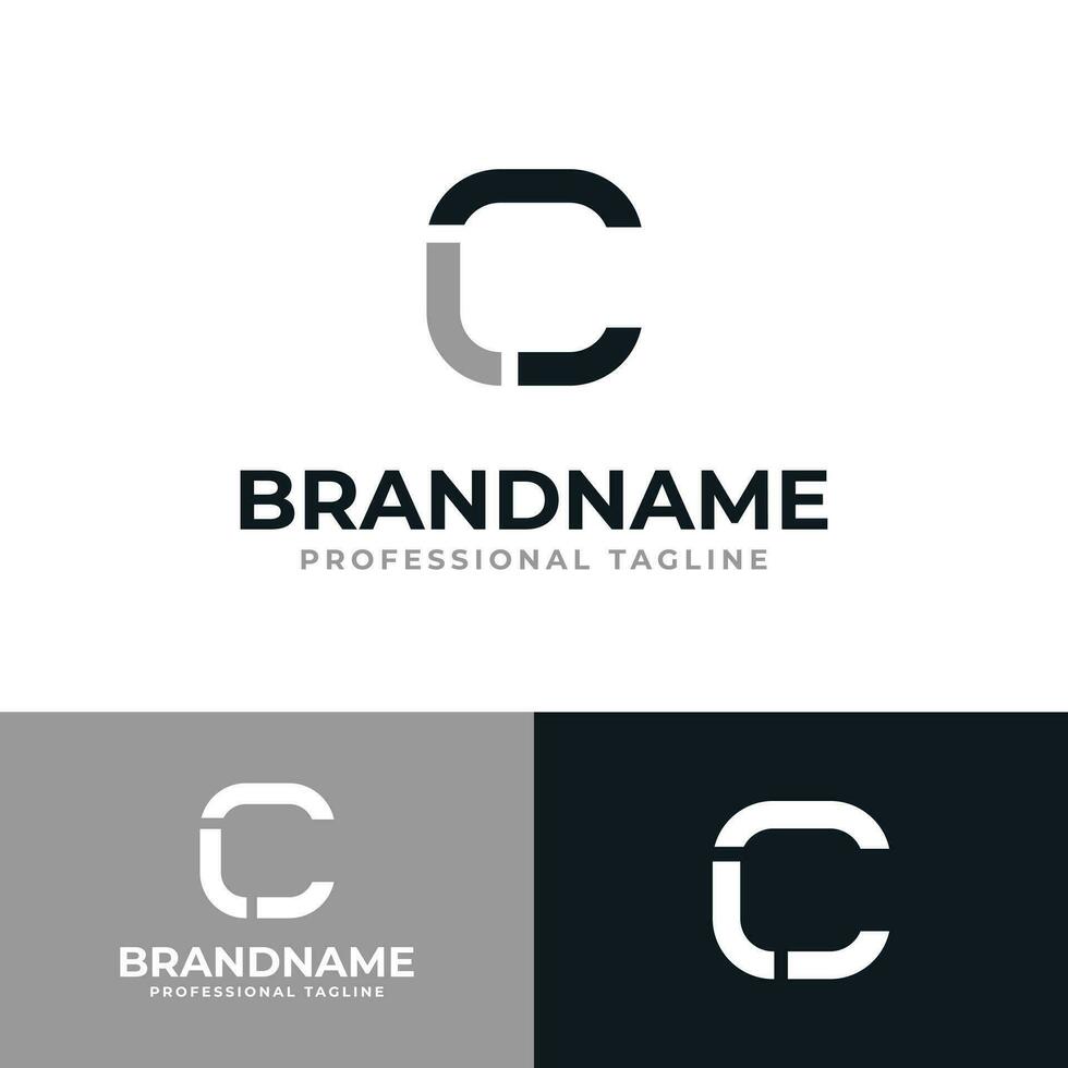 Letter CL or LC Monogram Logo, suitable for any business with CL or LC initials vector