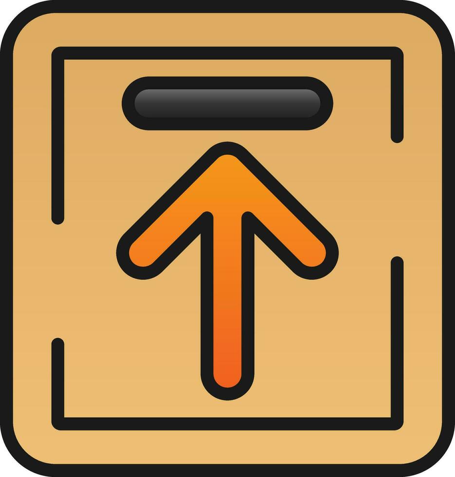 Up Arrow Upload Vector Icon Design