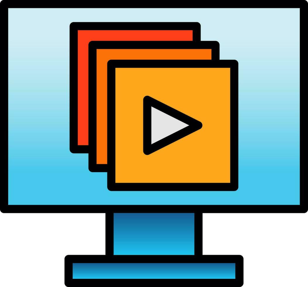 Series Vector Icon Design