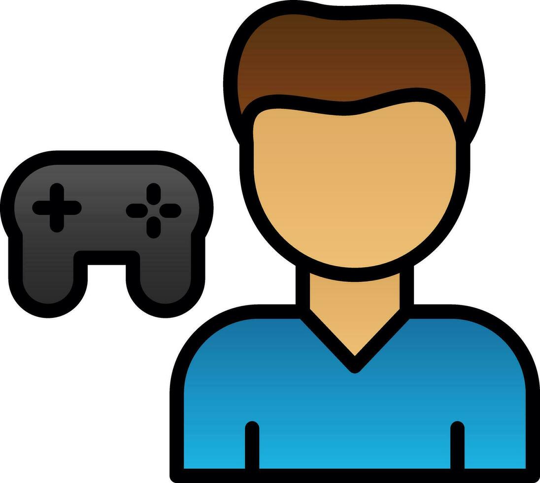 Gamer Vector Icon Design