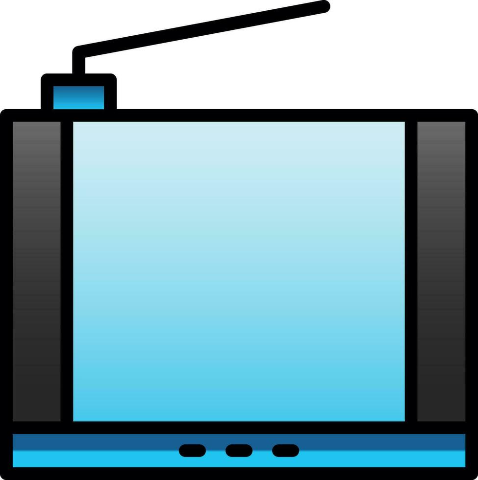 diseño de icono de vector de televisión