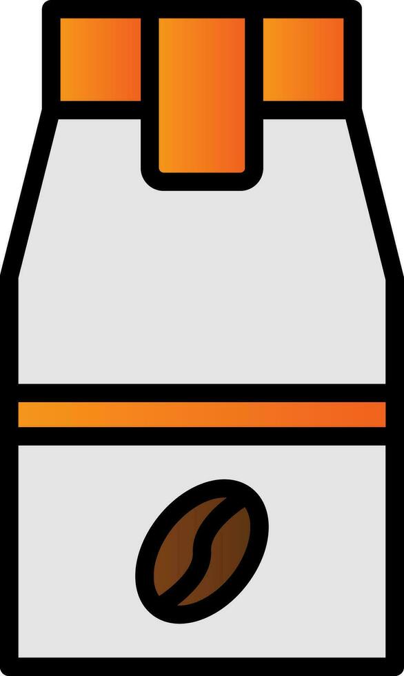 Coffee Pack Vector Icon Design