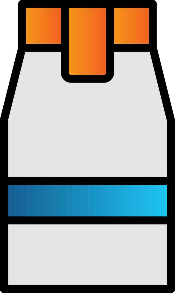 Milk Bottle Vector Icon Design