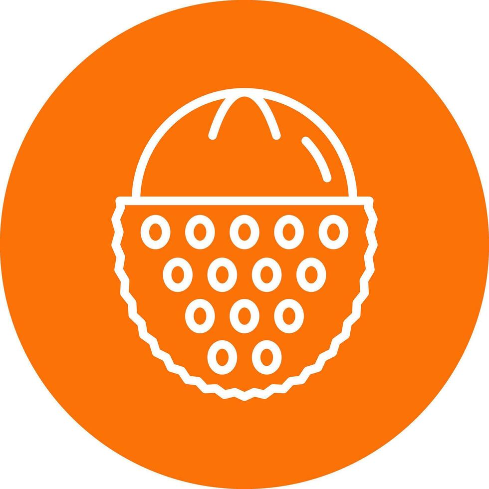 lychee vector icono diseño