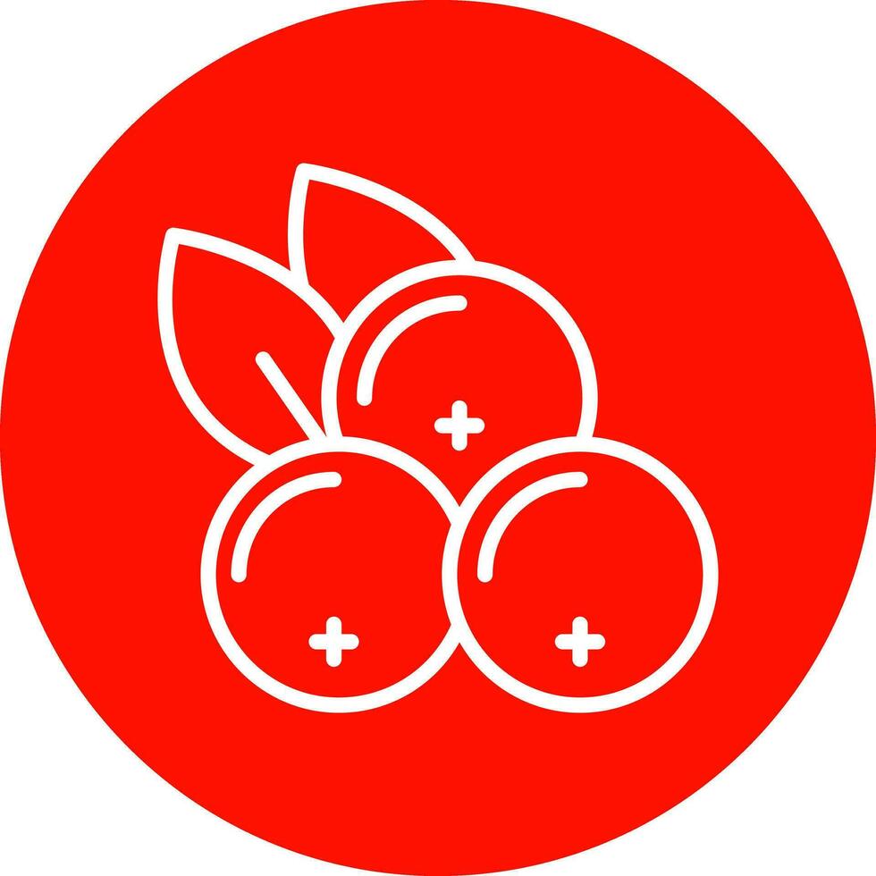 Blackcurrant Vector Icon Design