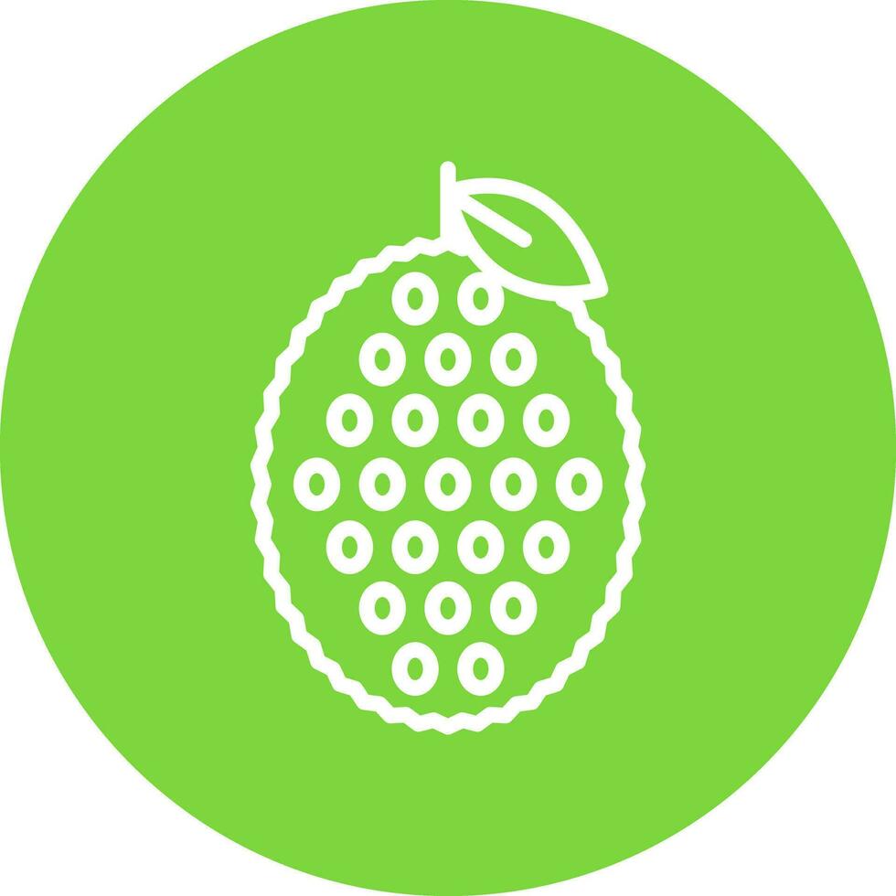 Jackfruit Vector Icon Design