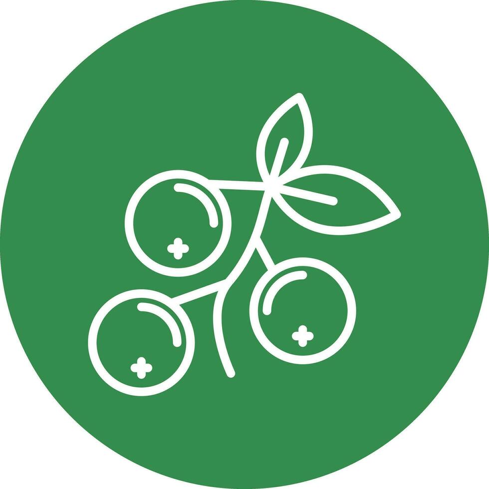 Cranberry Vector Icon Design