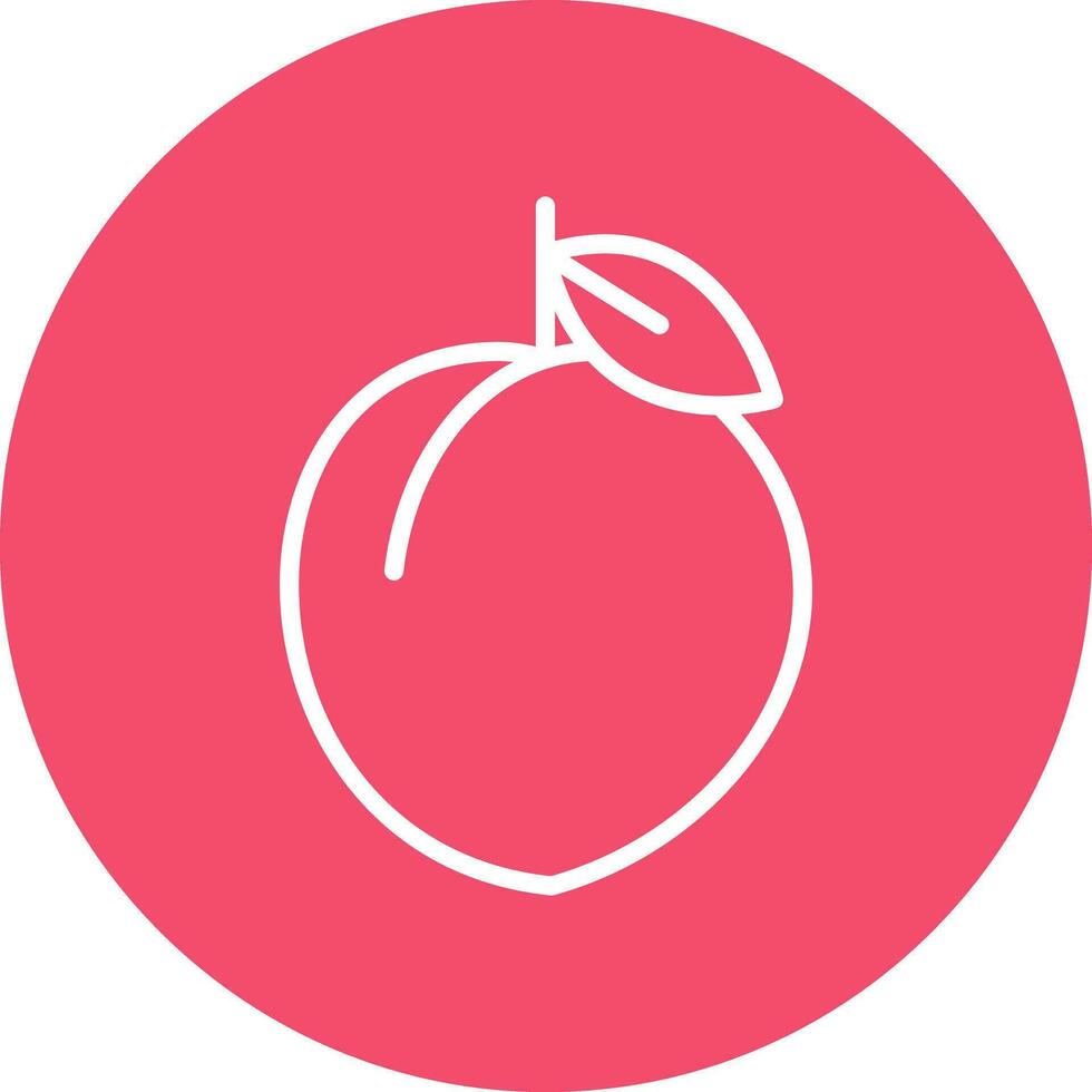 Peach Vector Icon Design