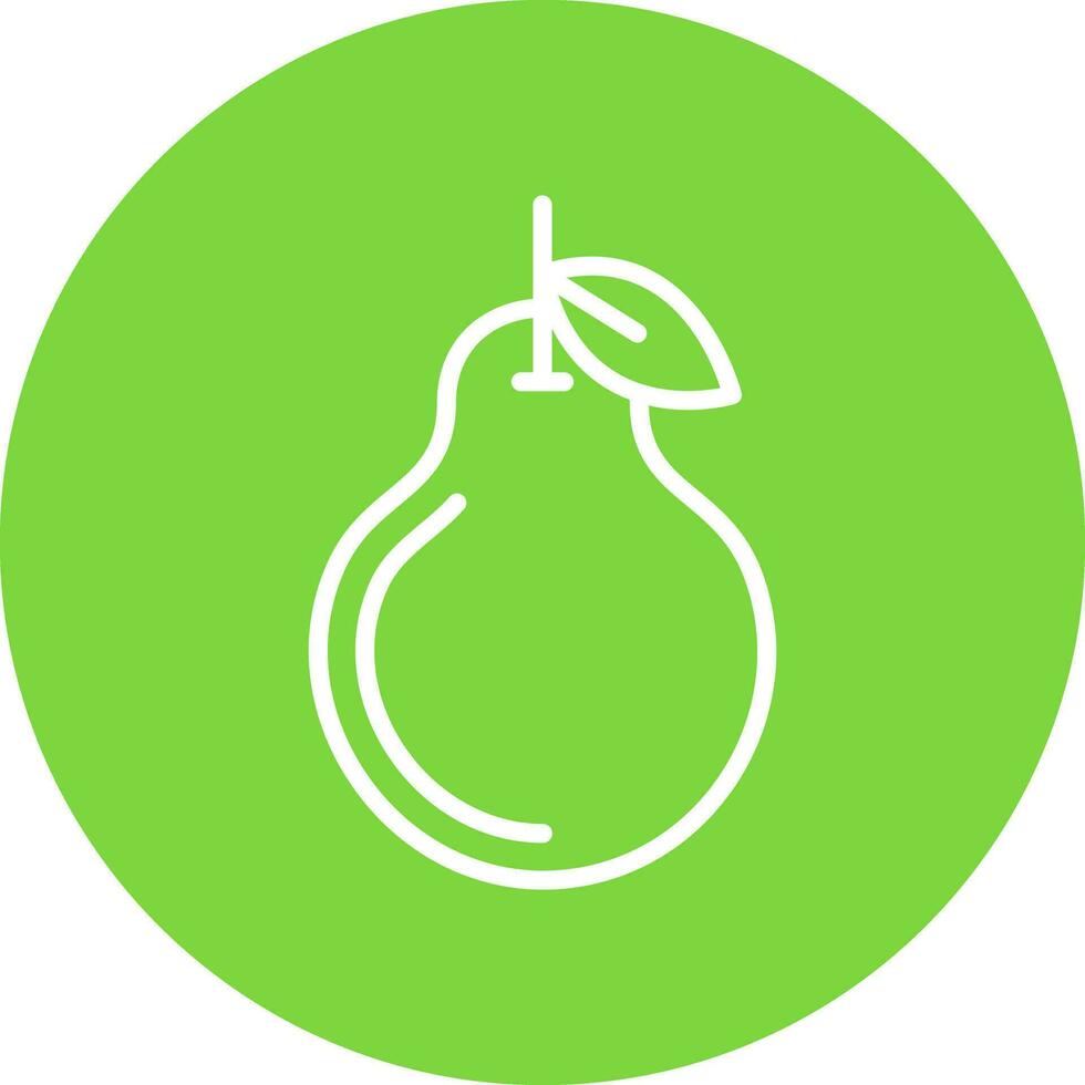 Pear Vector Icon Design