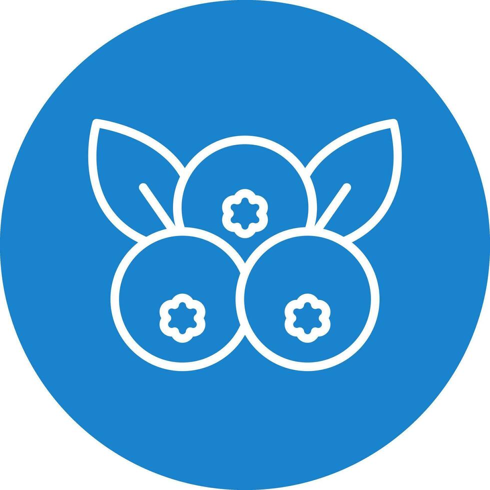 Blueberry Vector Icon Design