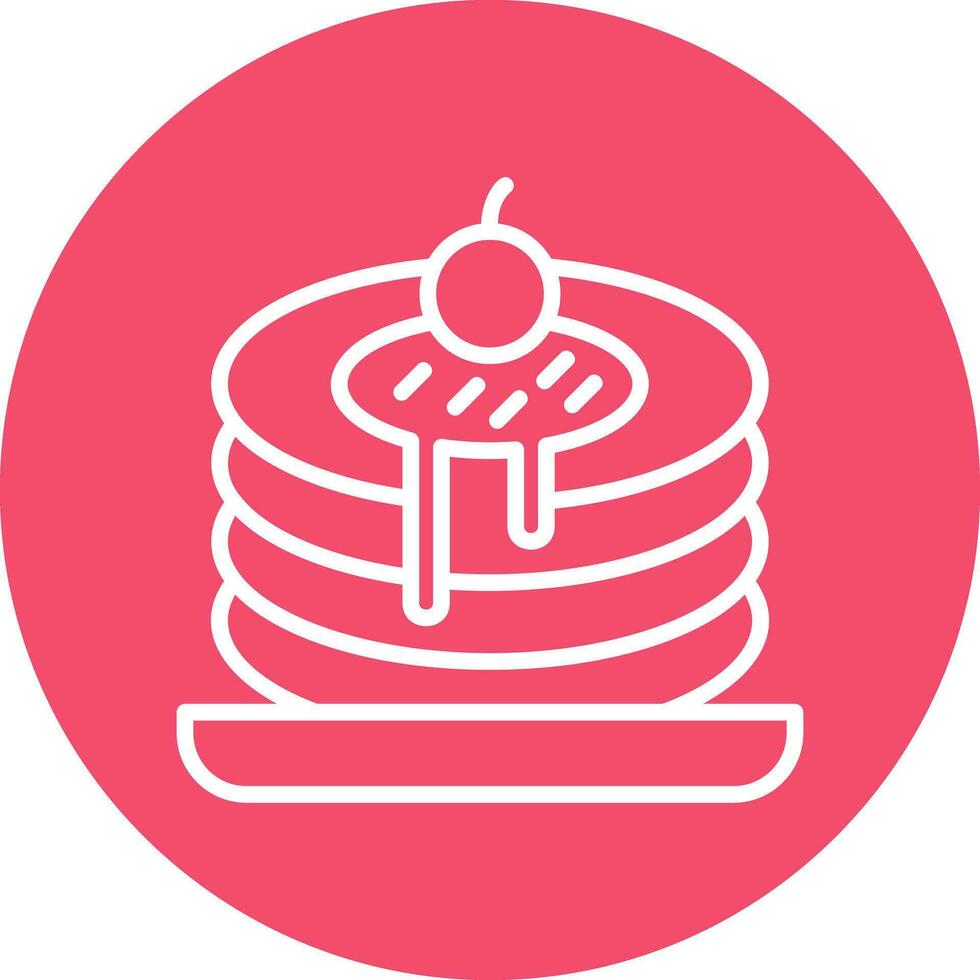 Pancakes Vector Icon Design