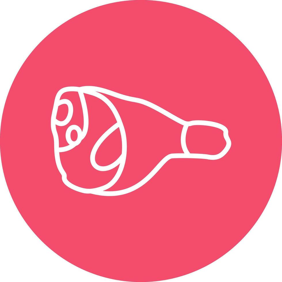 Ham Vector Icon Design