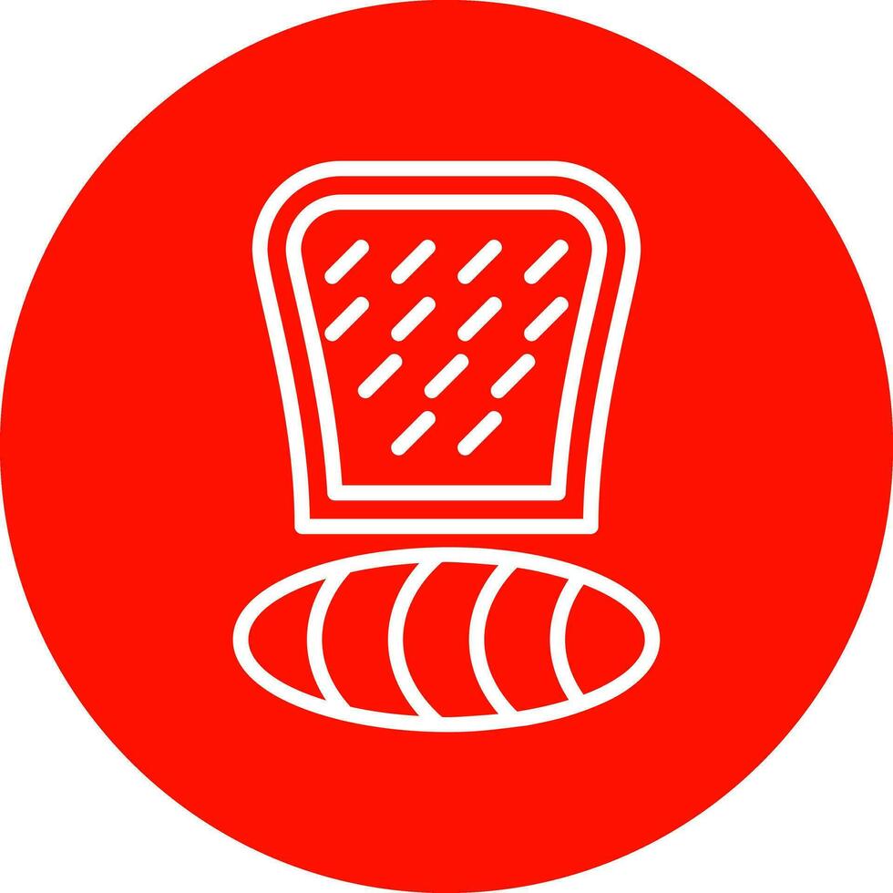 Bread Vector Icon Design