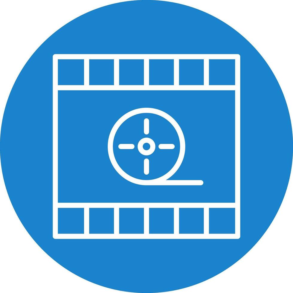 Film Reel  Vector Icon Design