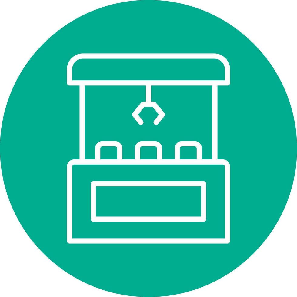 Claw Machine  Vector Icon Design