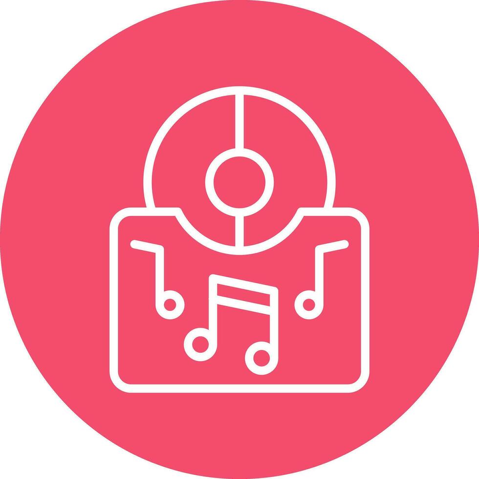 Music Album  Vector Icon Design