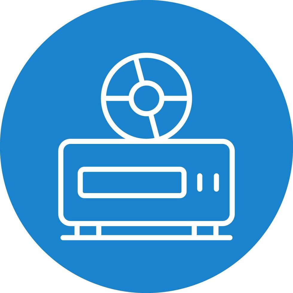 Dvd Player  Vector Icon Design