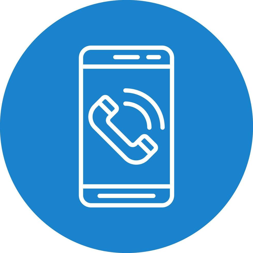 Mobile Call  Vector Icon Design