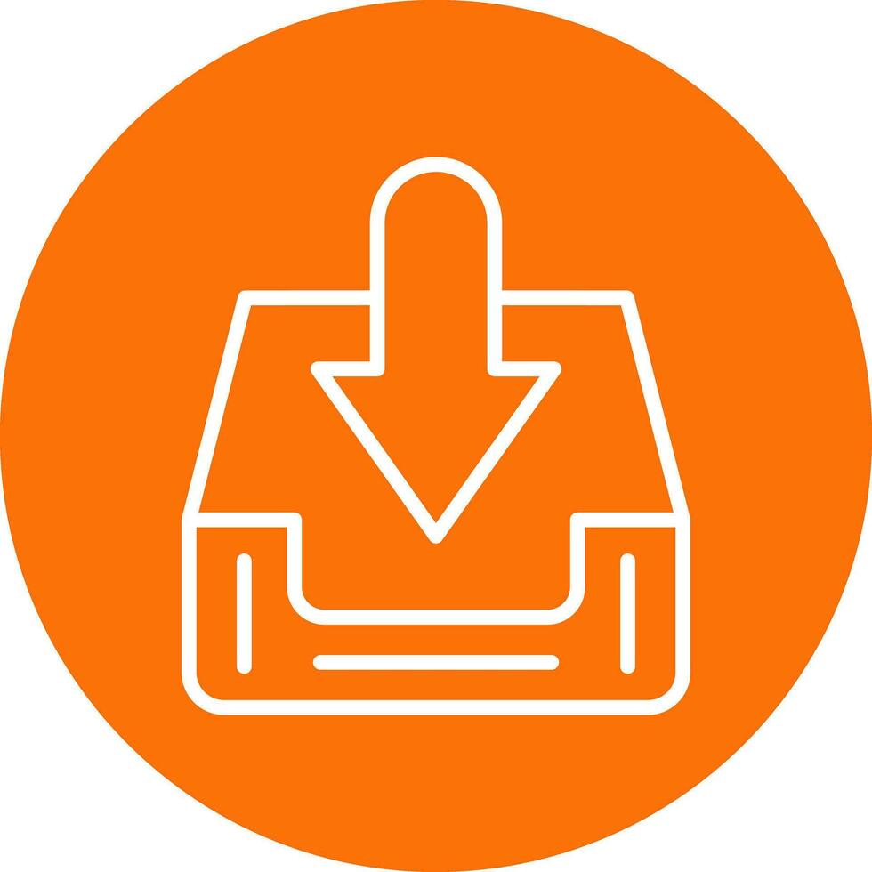 Inbox  Vector Icon Design