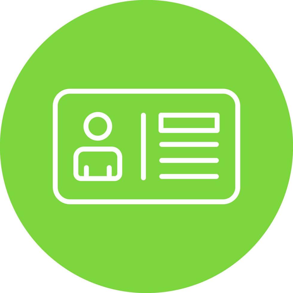 Business Card  Vector Icon Design