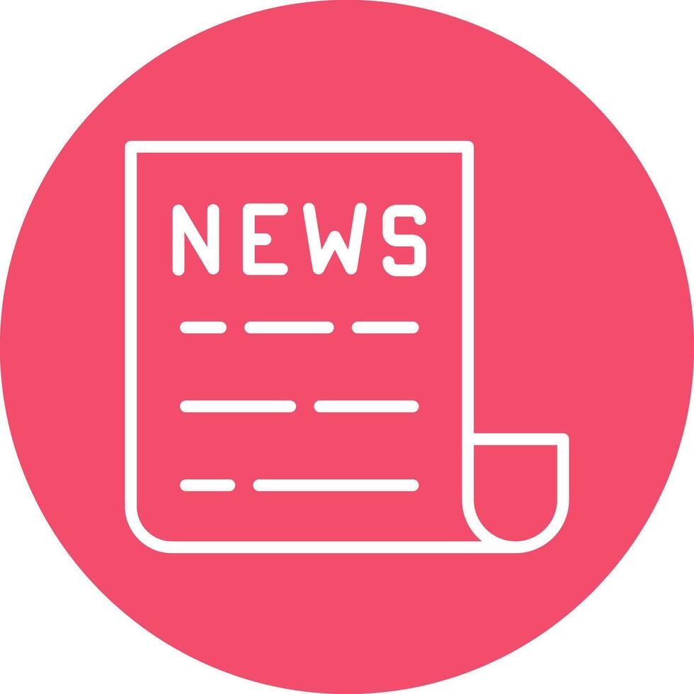 News  Vector Icon Design