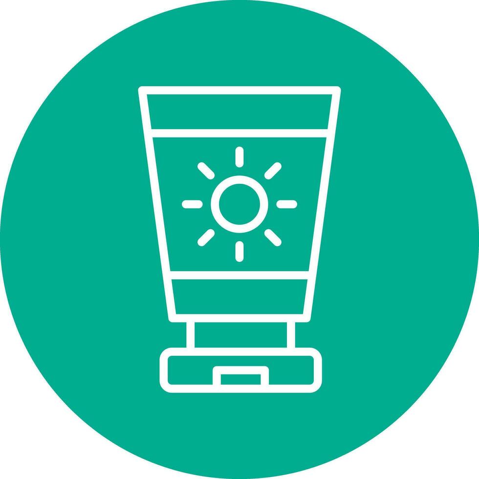 Sunblock  Vector Icon Design