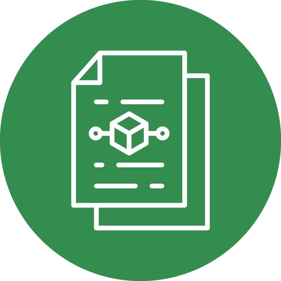 Blockchain  Vector Icon Design
