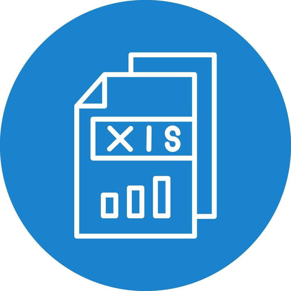 xls vector icono diseño