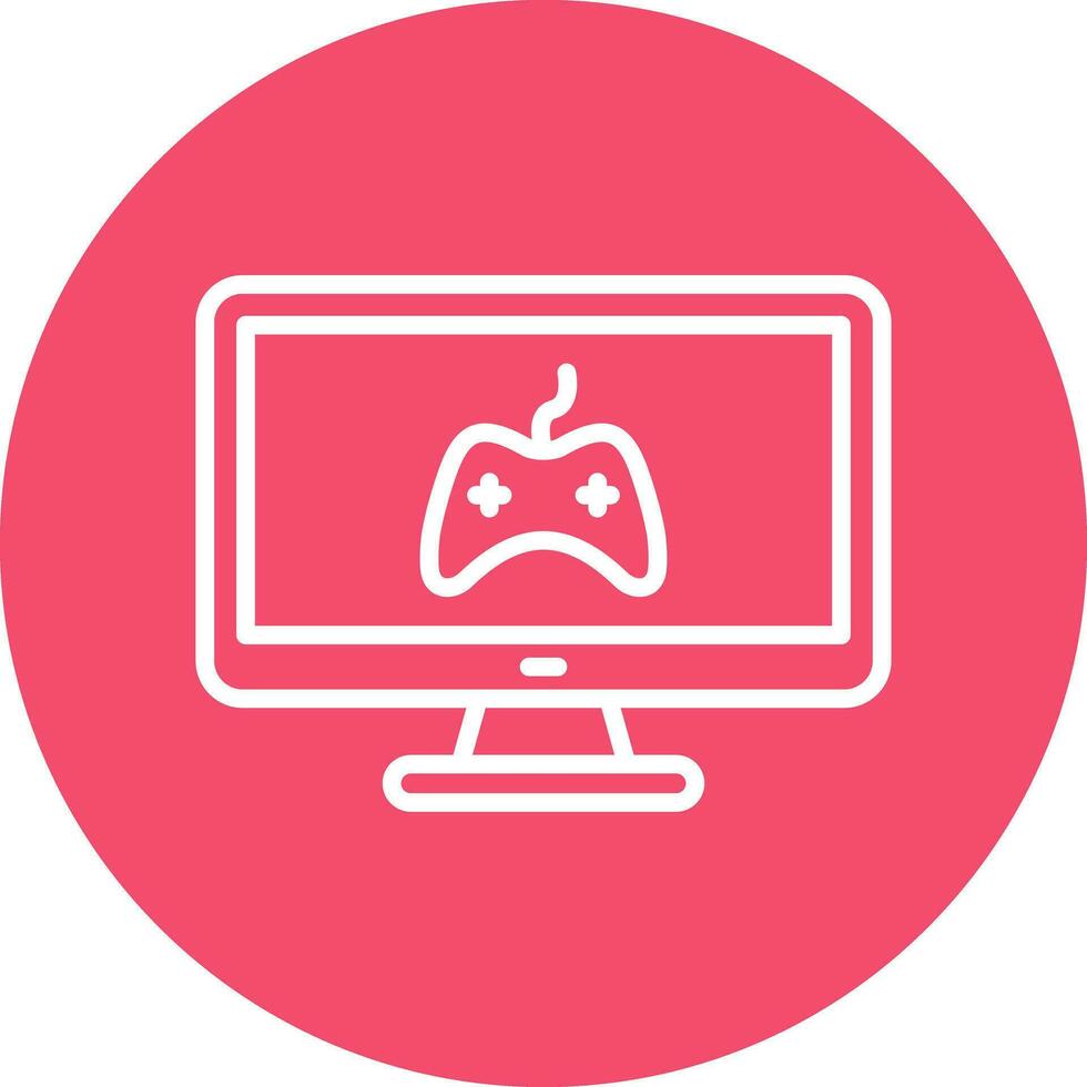 Online Game  Vector Icon Design