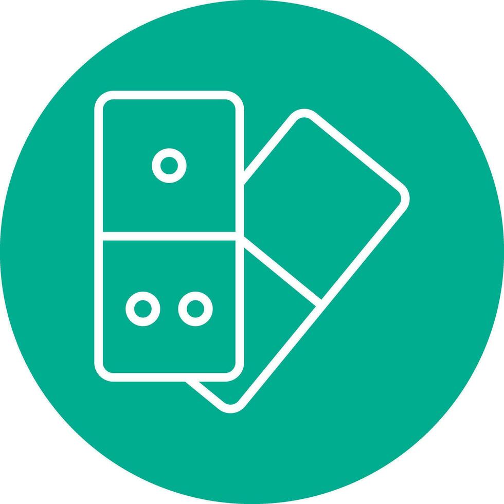 Domino  Vector Icon Design