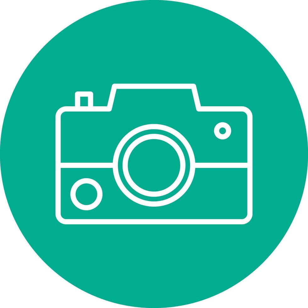 Photo Camera  Vector Icon Design