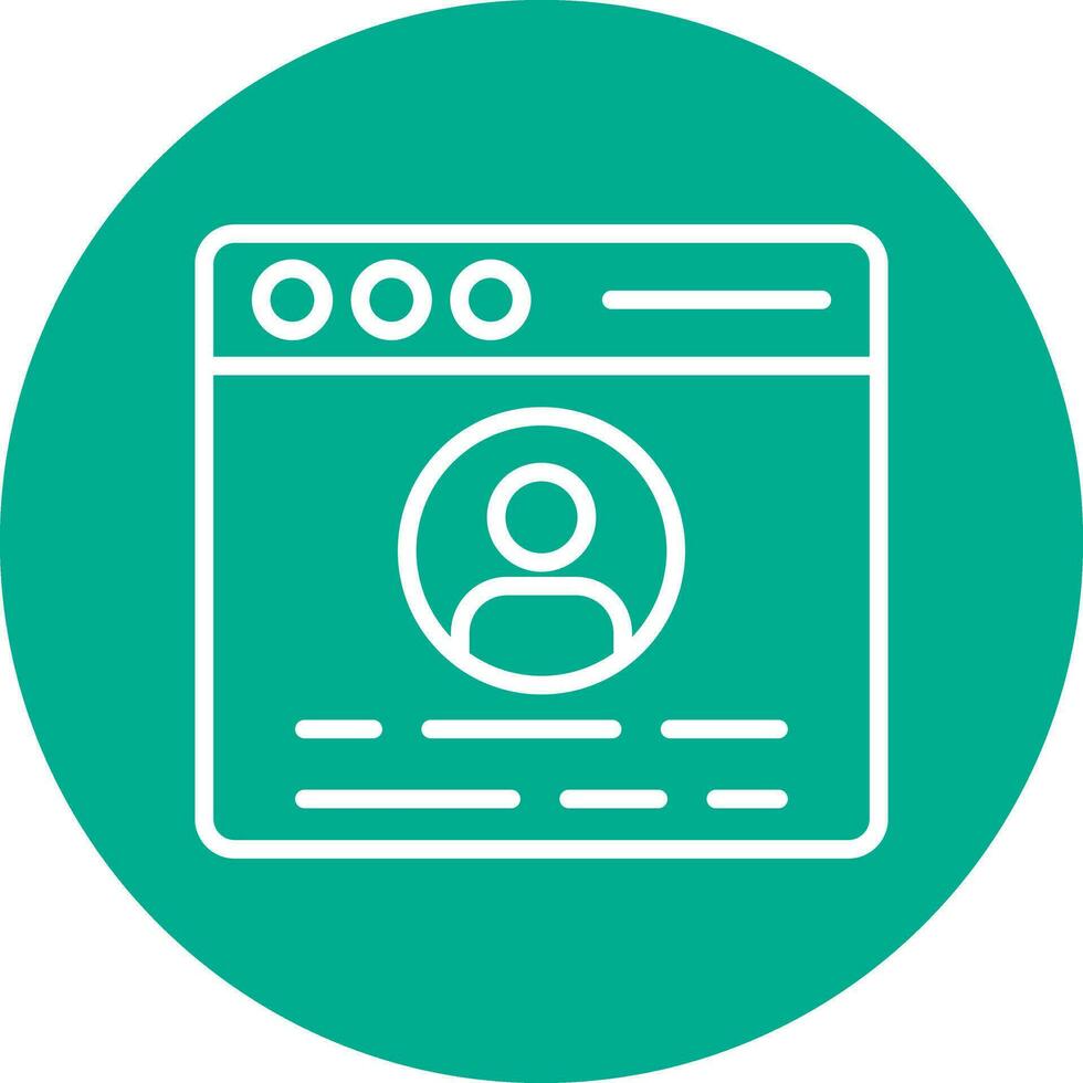 Profile  Vector Icon Design