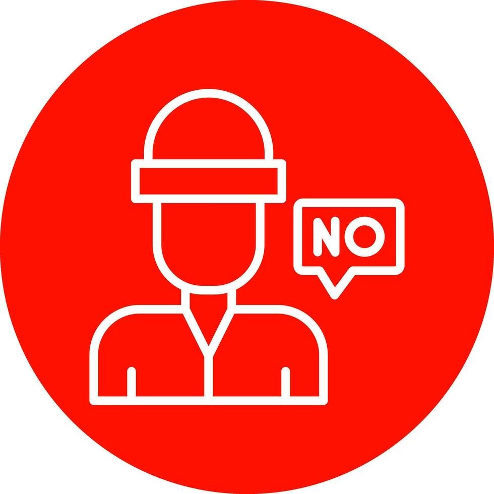 No  Vector Icon Design