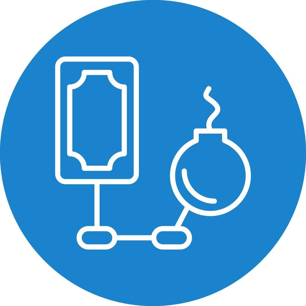 Debt Vector Icon Design