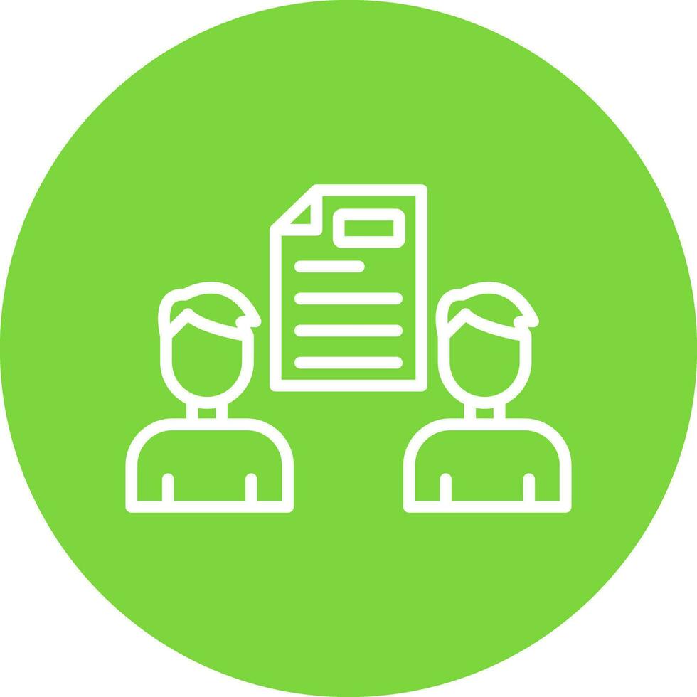 Contract Vector Icon Design