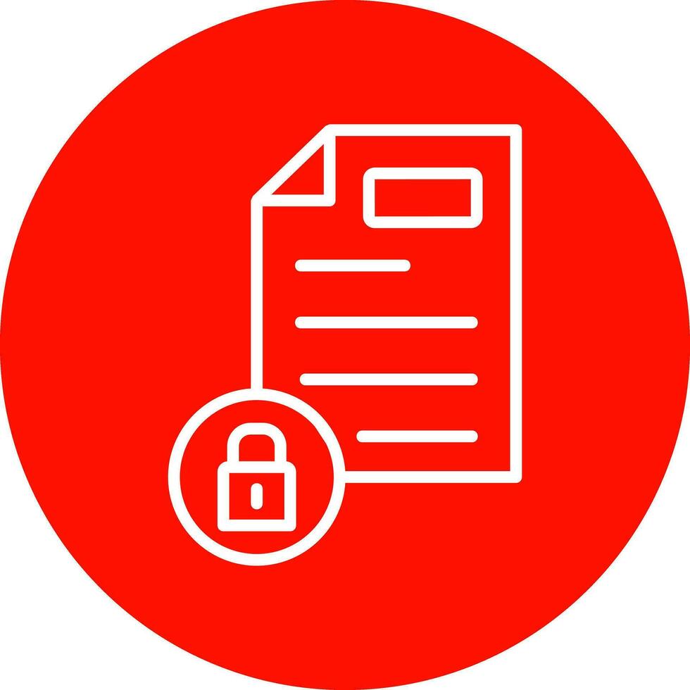 Contract Vector Icon Design