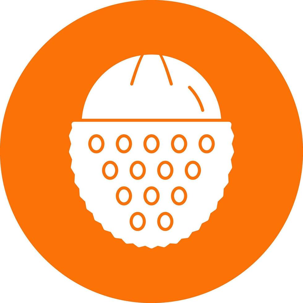 Lychee Vector Icon Design