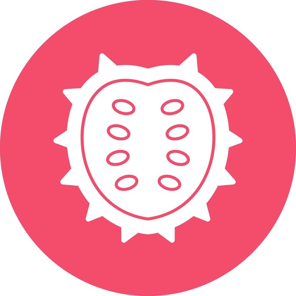 Soursop Vector Icon Design
