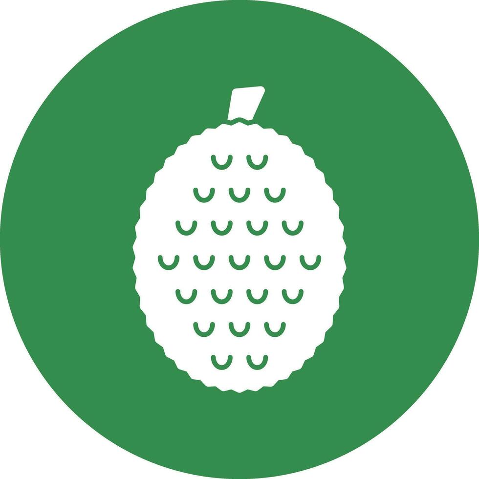 Durian vector icono diseño